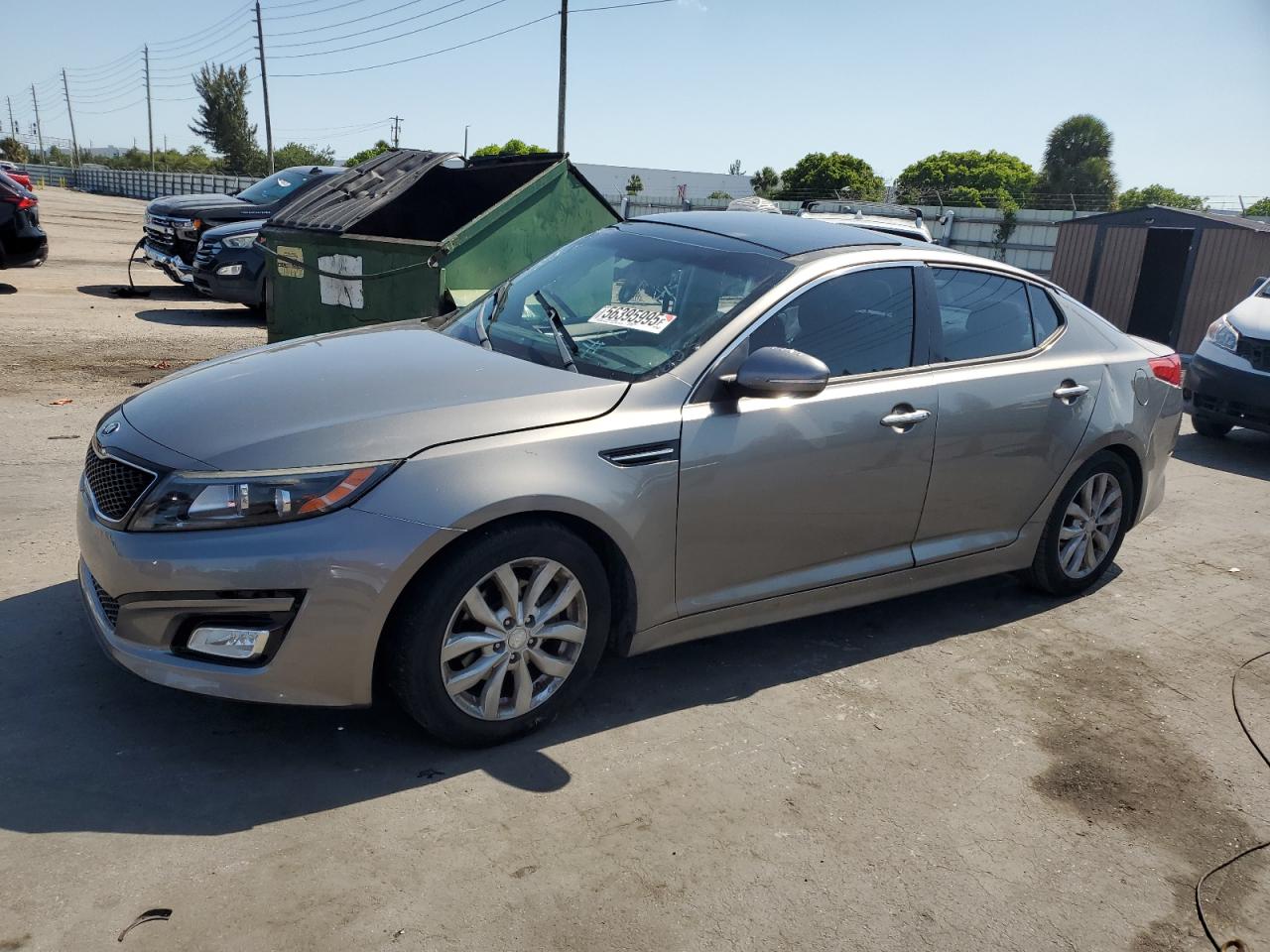 2015 Kia Optima Ex за продажба в Miami, FL - Side