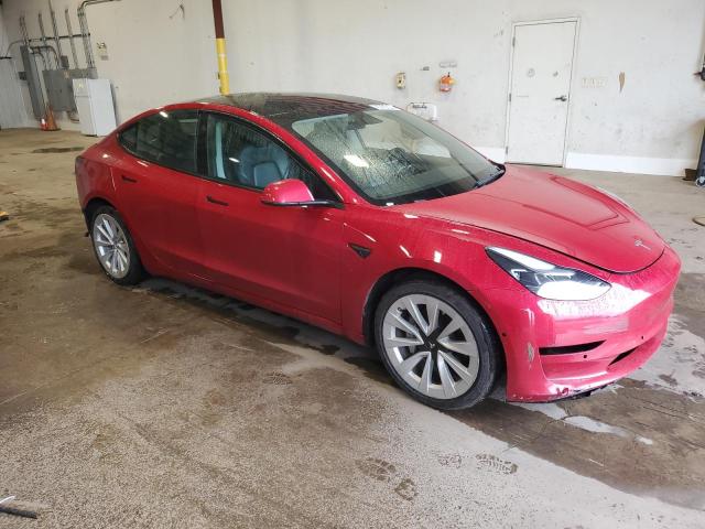  TESLA MODEL 3 2022 Czerwony