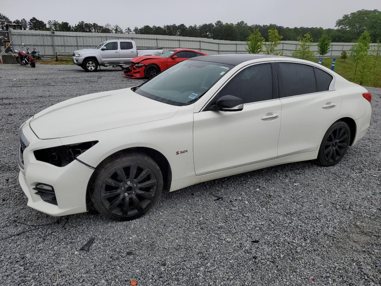 2017 Infiniti Q50 Red Sport 400 for Sale in Fairburn, GA - Stripped