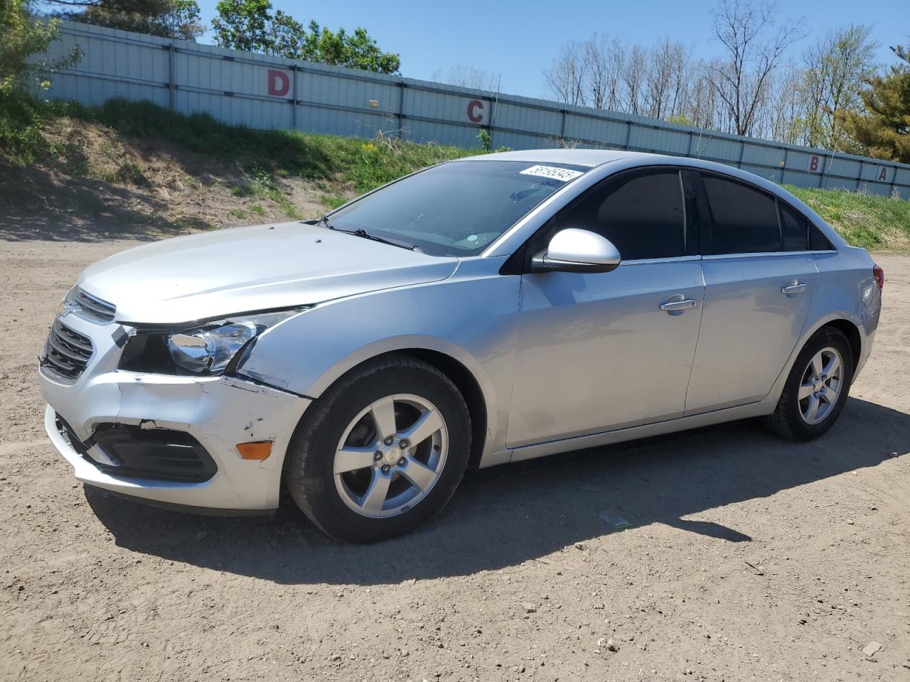 2016 Chevrolet Cruze Limited Lt na sprzedaż w Davison, MI - Front End