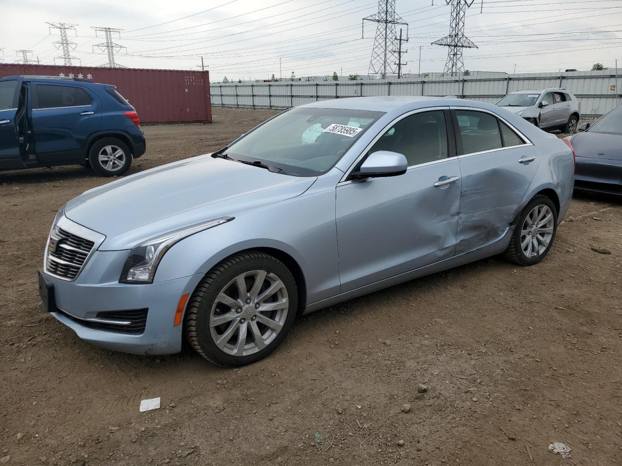 2017 Cadillac Ats na sprzedaż w Elgin, IL - Side
