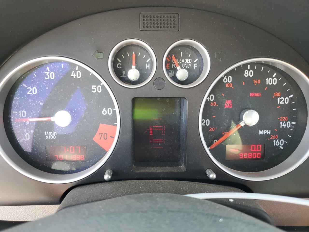 2000 Audi Tt VIN: TRUTC28N8Y1074813 Lot: 57436375