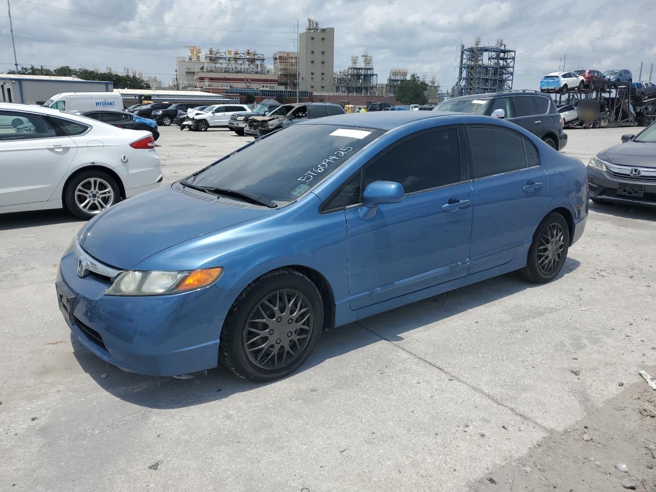 2007 Honda Civic Lx იყიდება New Orleans-ში, LA - Side