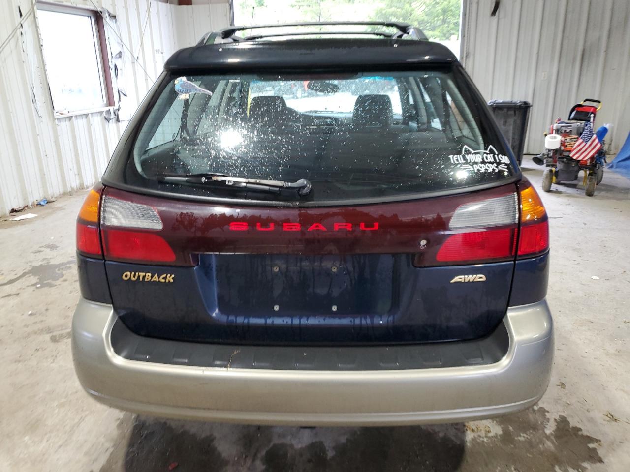 2001 Subaru Legacy Outback Awp VIN: 4S3BH675617678847 Lot: 57560975