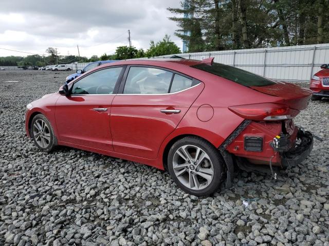 Sedans HYUNDAI ELANTRA 2017 Red