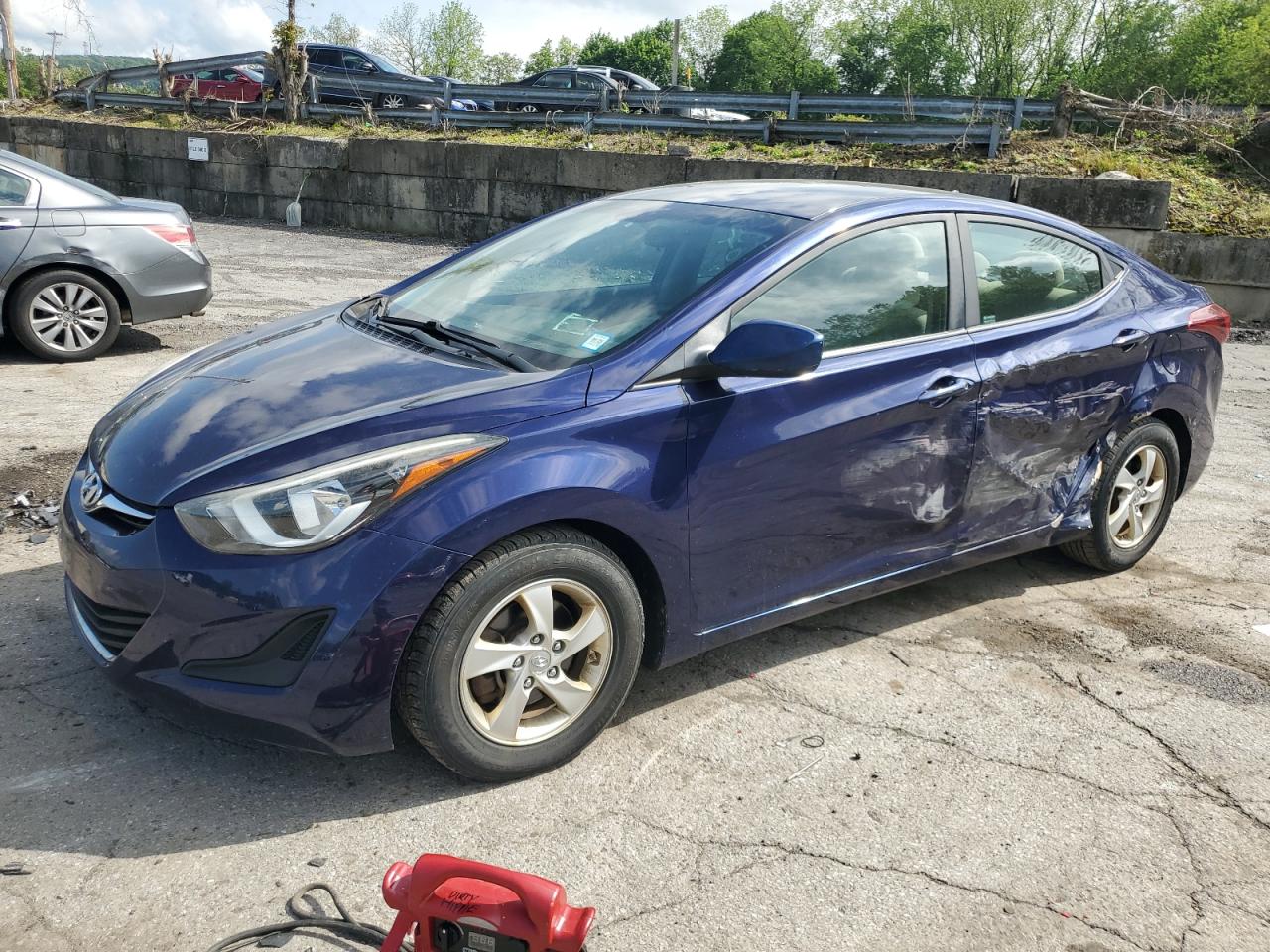 2014 Hyundai Elantra Se للبيع في Marlboro، NY - Side