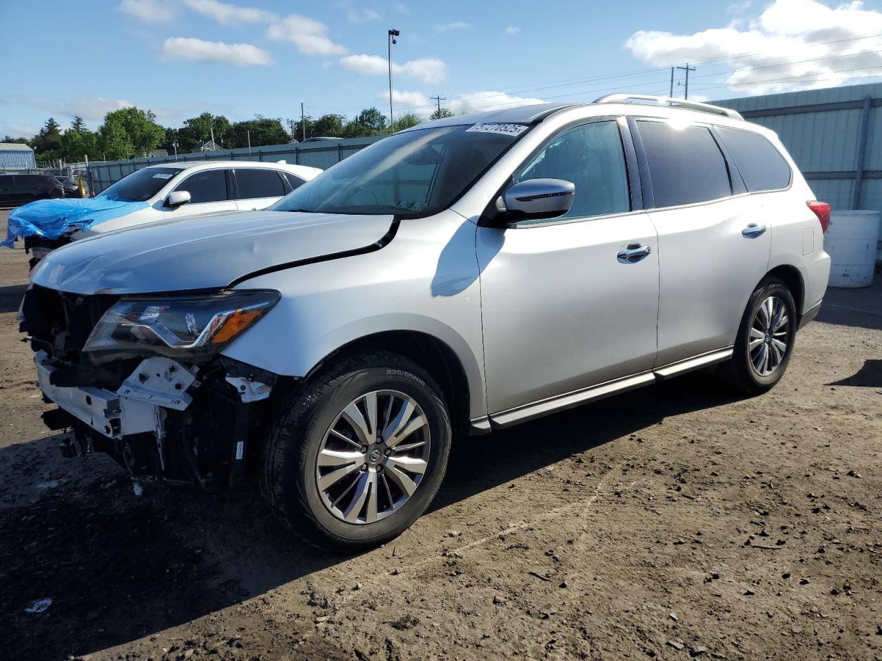 2019 Nissan Pathfinder S за продажба в Pennsburg, PA - Front End