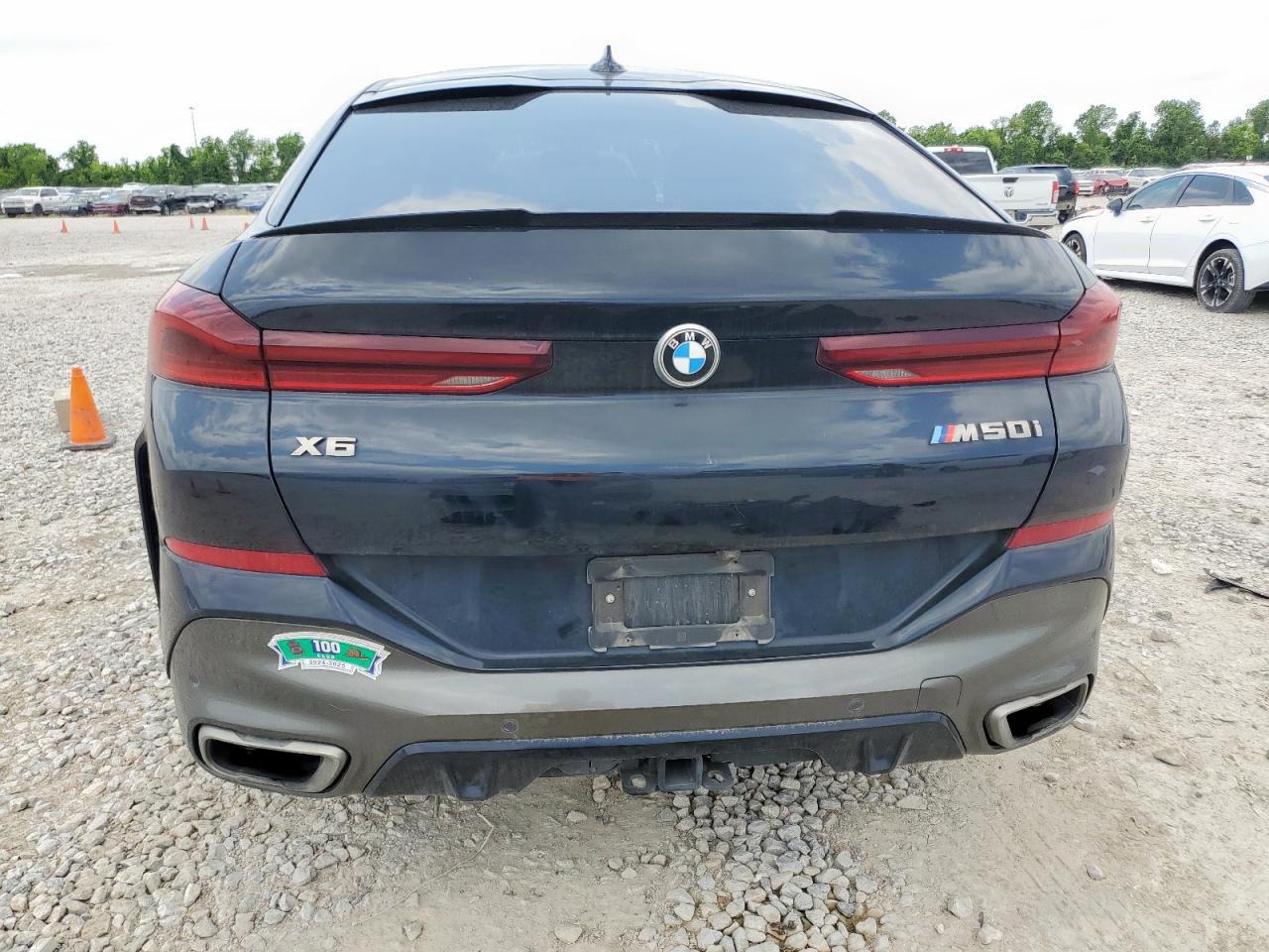 2022 BMW X6 M50I VIN: 5UXCY8C09N9J10045 Lot: 57225715
