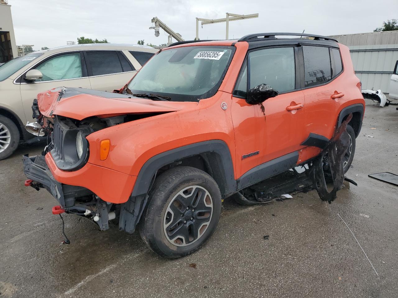 2016 Jeep Renegade T 2.4L იყიდება Kansas City-ში, KS - Front End