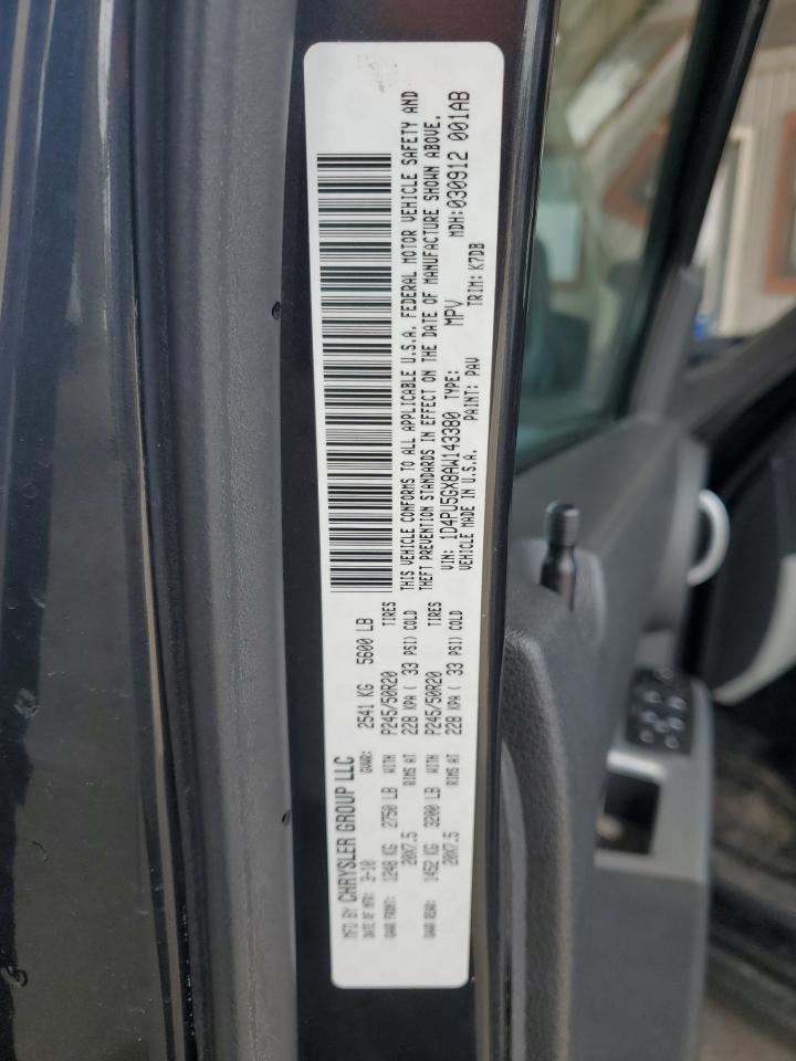 2010 Dodge Nitro Sxt VIN: 1D4PU5GX8AW143380 Lot: 55605445