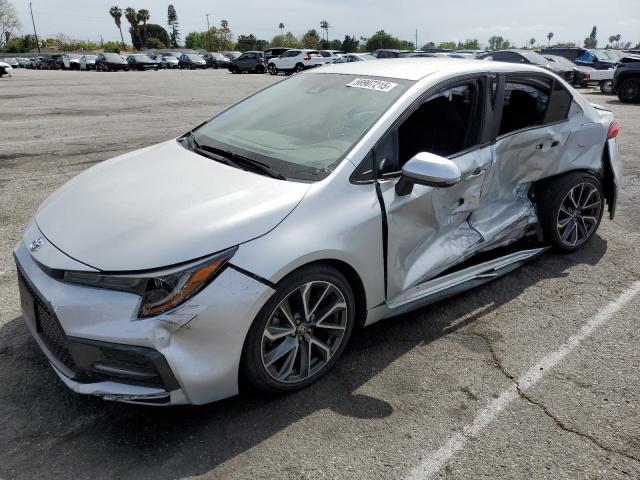  TOYOTA COROLLA 2021 Srebrny