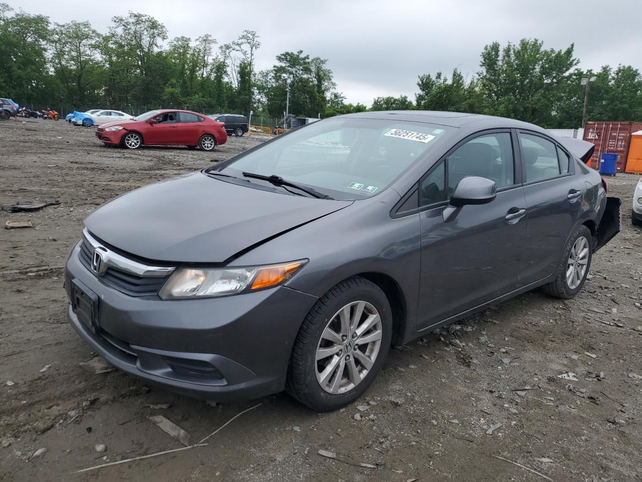 2012 Honda Civic Exl VIN: 2HGFB2F95CH576920 Lot: 56251745