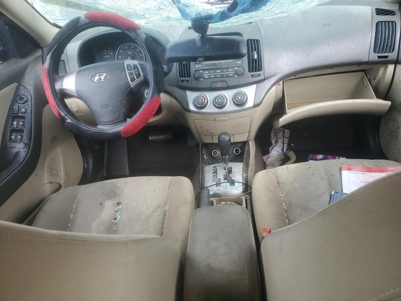 2010 Hyundai Elantra Blue VIN: KMHDU4AD3AU987746 Lot: 59226375
