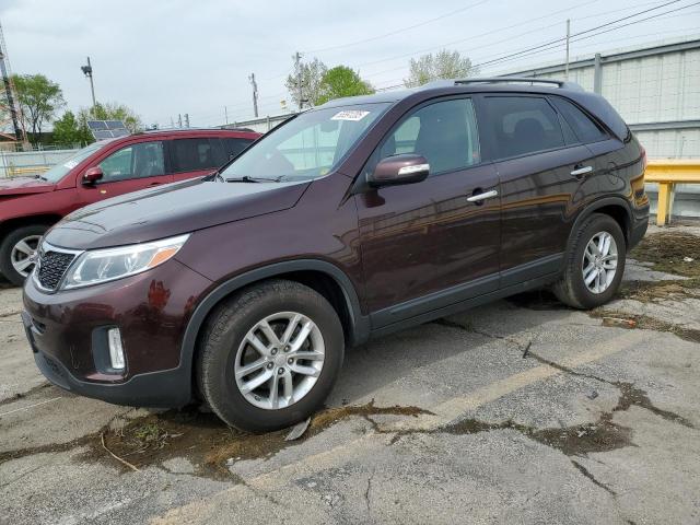  KIA SORENTO 2014 Bordowy