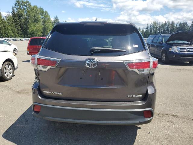  TOYOTA HIGHLANDER 2016 Серый