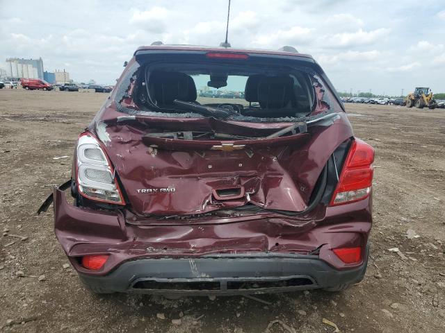 CHEVROLET TRAX 2017 Burgundy