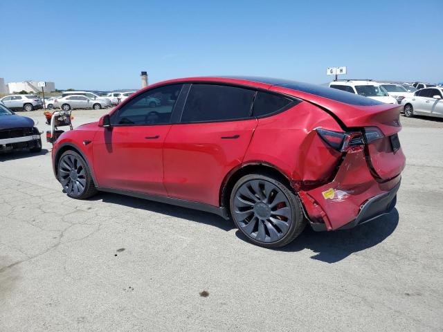  TESLA MODEL Y 2021 Красный