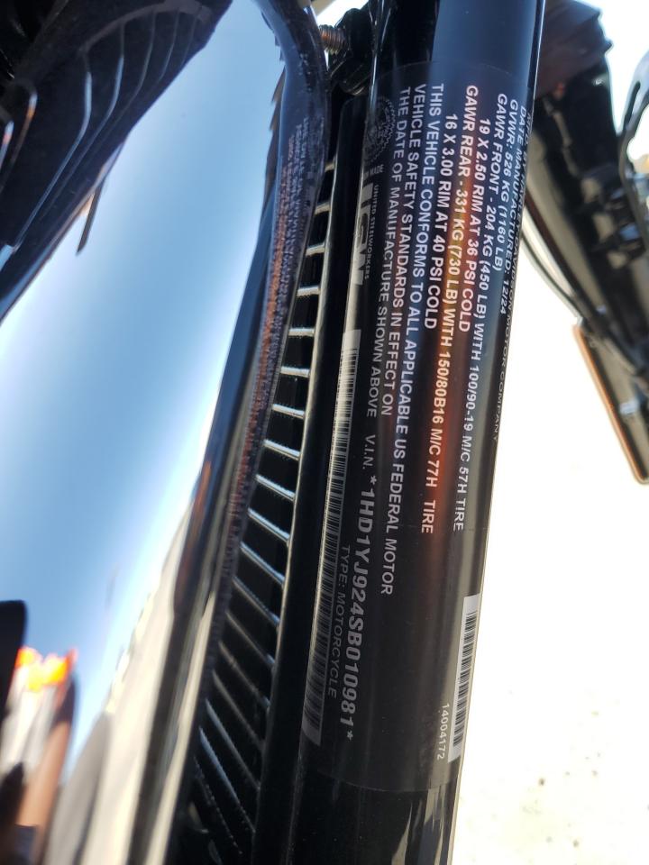 2025 Harley-Davidson Fxbb VIN: 1HD1YJ924SB010981 Lot: 57851155