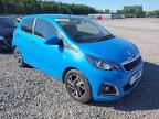 2016 PEUGEOT 108 ALLURE for sale at Copart EAST KILBRIDE