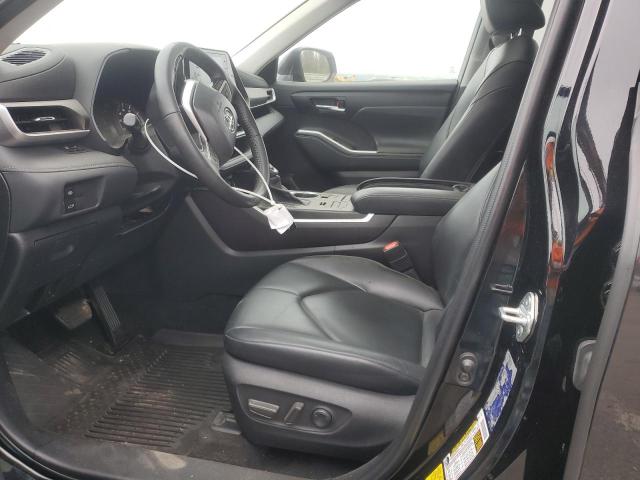  TOYOTA HIGHLANDER 2022 Czarny