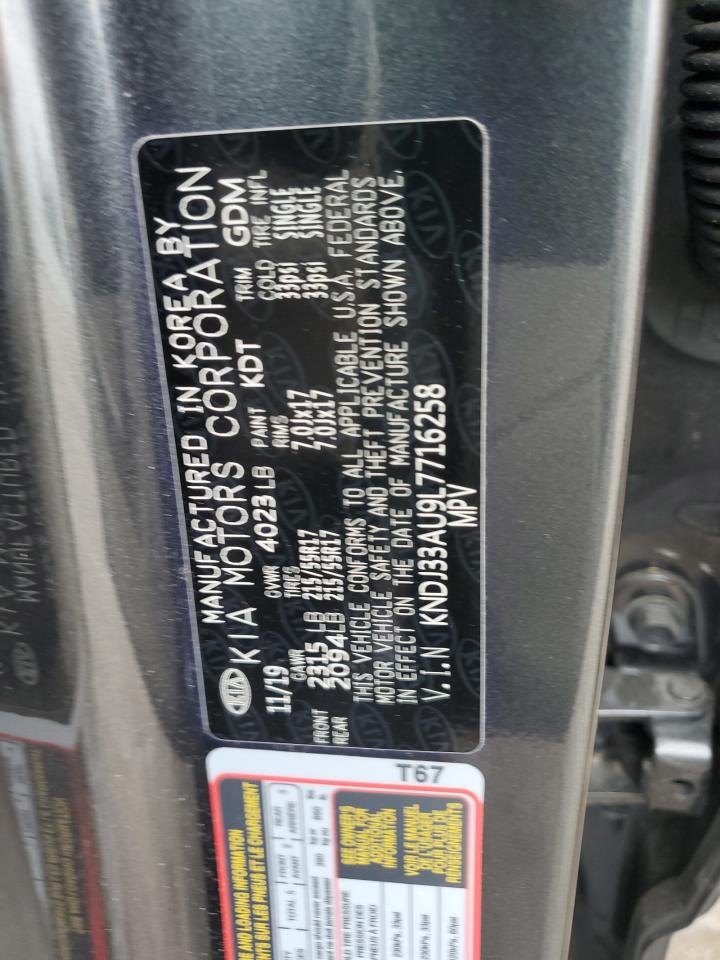 2020 Kia Soul Ex VIN: KNDJ33AU9L7716258 Lot: 56795625