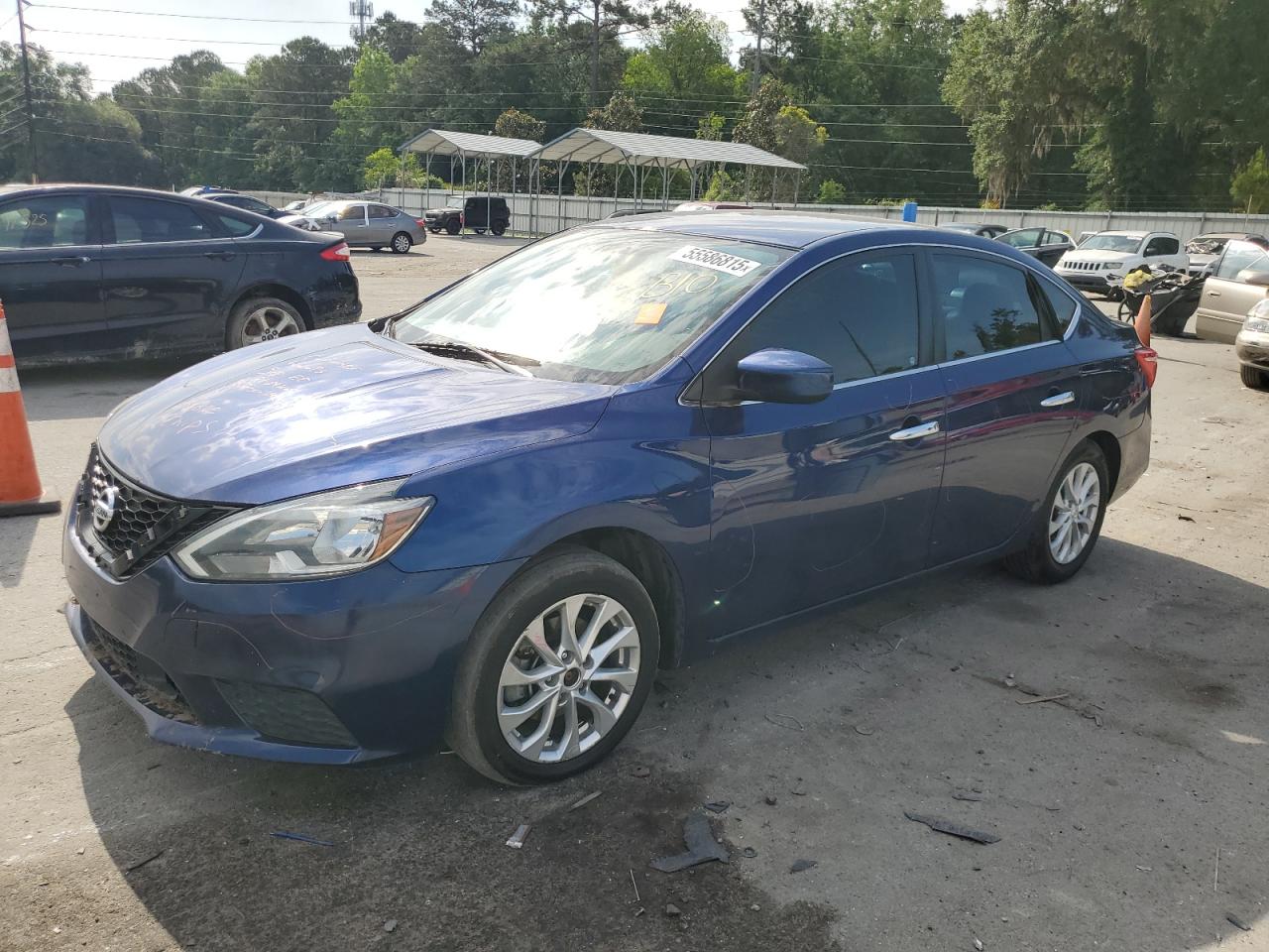 2019 Nissan Sentra S იყიდება Savannah-ში, GA - Rear End