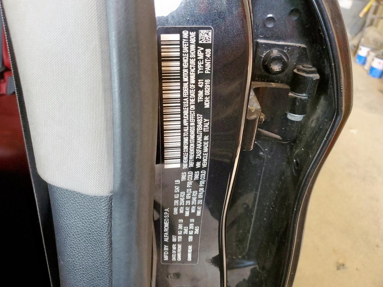 2018 Alfa Romeo Stelvio VIN: ZASFAKAN0J7B84837 Lot: 57111145
