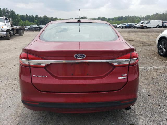  FORD FUSION 2017 Red