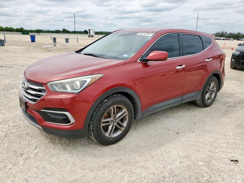  HYUNDAI SANTA FE 2017 Красный