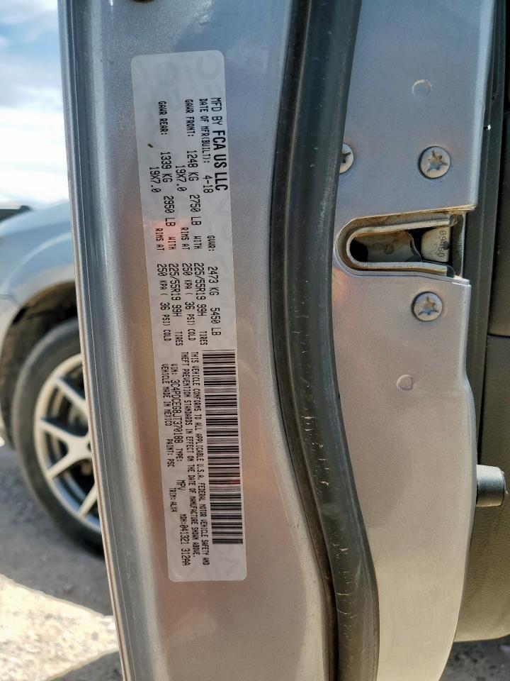 2018 Dodge Journey Gt VIN: 3C4PDCEG8JT370188 Lot: 57276505