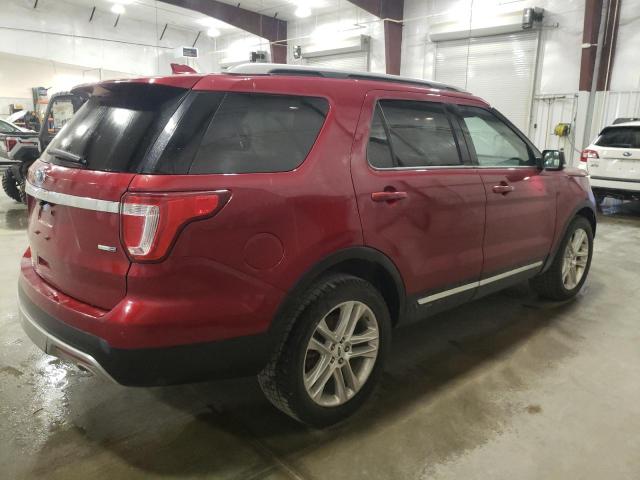  FORD EXPLORER 2016 Czerwony