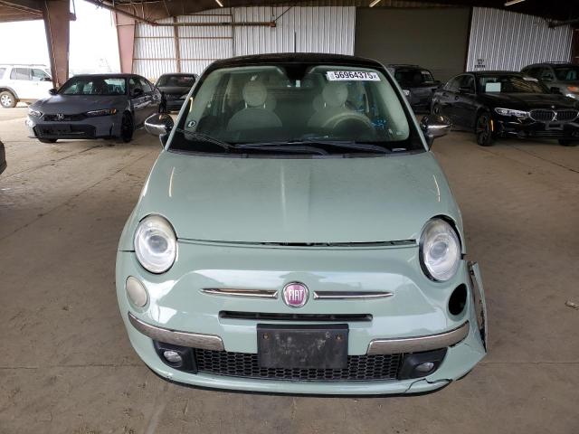  FIAT 500 2012 Зелений