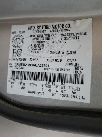 2010 FORD EXPLORER SPORT TRAC LIMITED