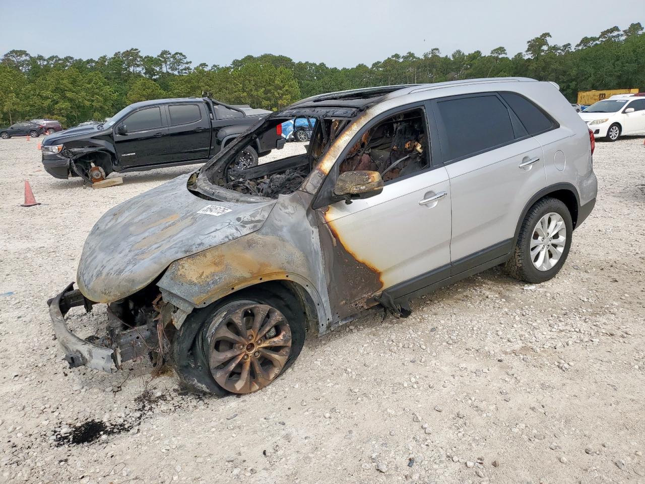 2014 Kia Sorento Ex იყიდება Houston-ში, TX - Burn