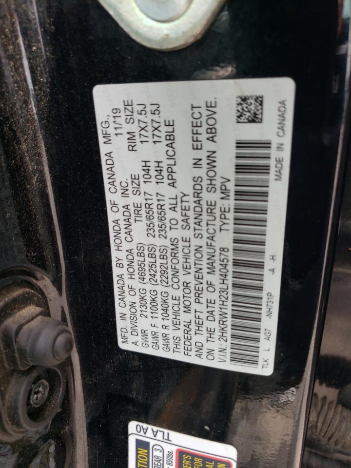 2020 Honda Cr-V Lx VIN: 2HKRW1H23LH404578 Lot: 57704245