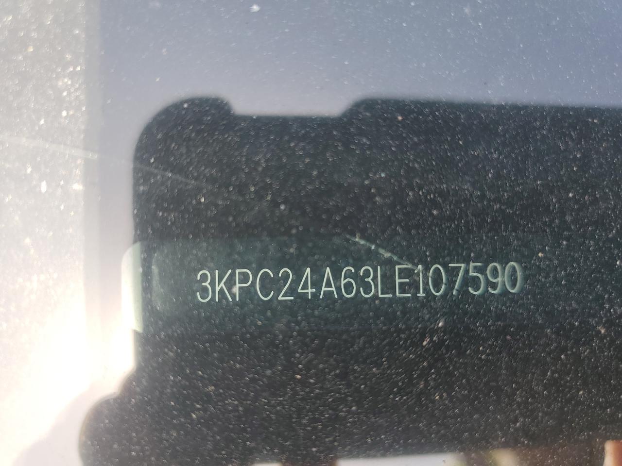 2020 Hyundai Accent Se VIN: 3KPC24A63LE107590 Lot: 54950525