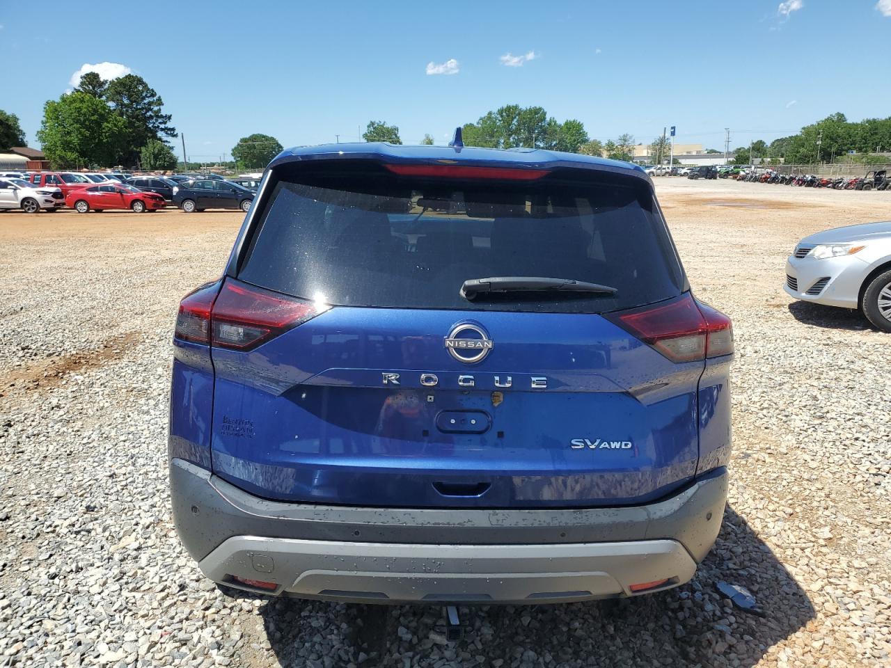 2022 Nissan Rogue Sv VIN: 5N1BT3BB3NC681546 Lot: 57042295
