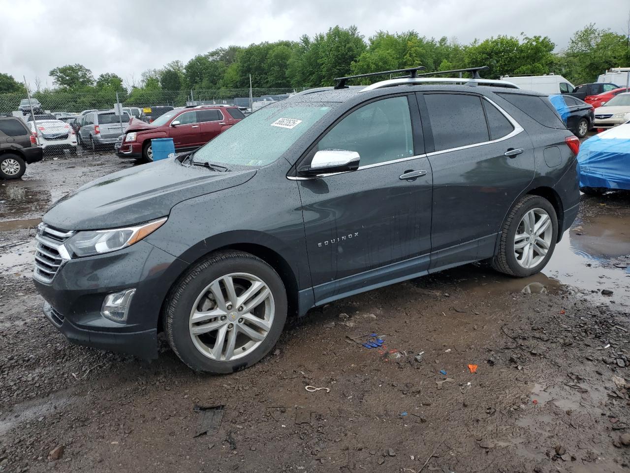 2019 Chevrolet Equinox Premier   de vânzare în Chalfont, PA - Water/Flood