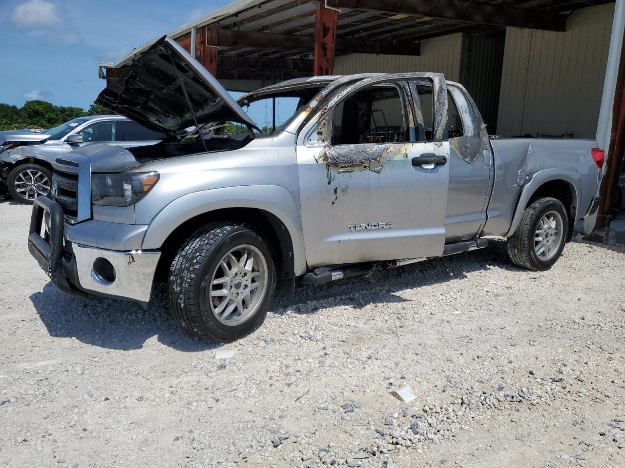 2010 Toyota Tundra Double Cab Sr5 за продажба в Homestead, FL - Burn - Interior