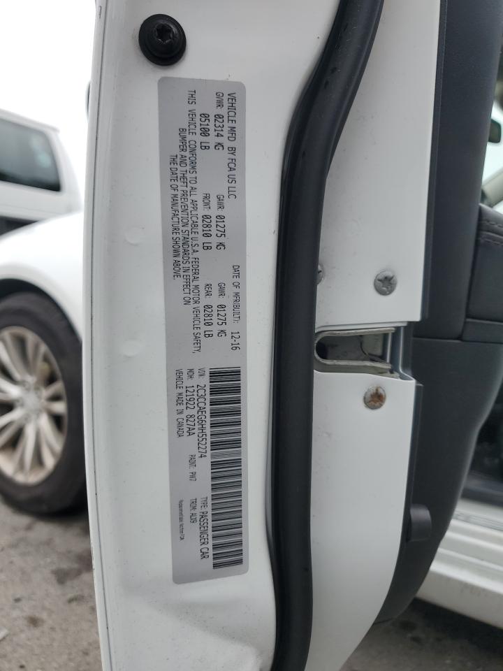2017 Chrysler 300C VIN: 2C3CCAEG6HH552274 Lot: 56738405