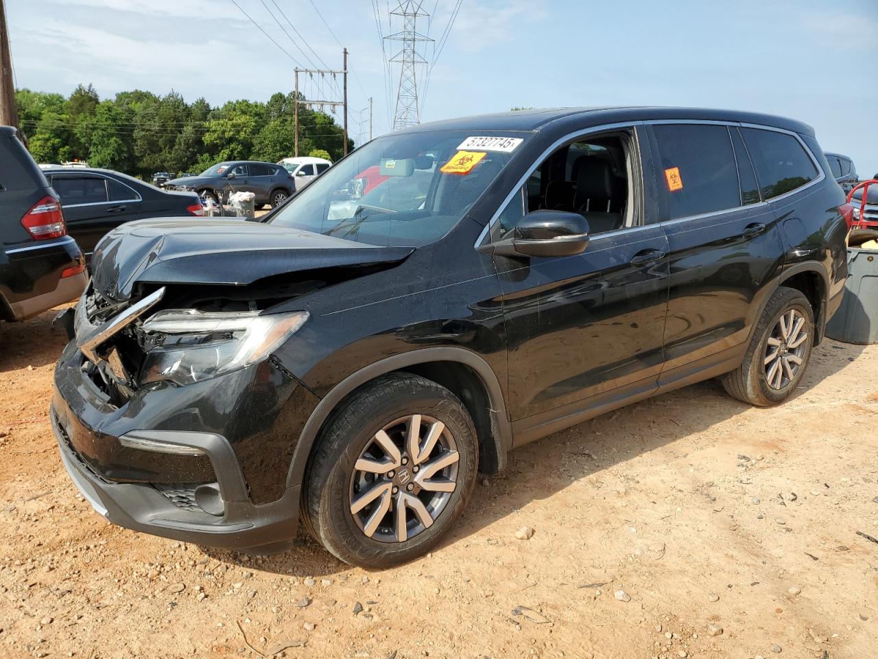 2019 Honda Pilot Exl للبيع في China Grove، NC - Front End