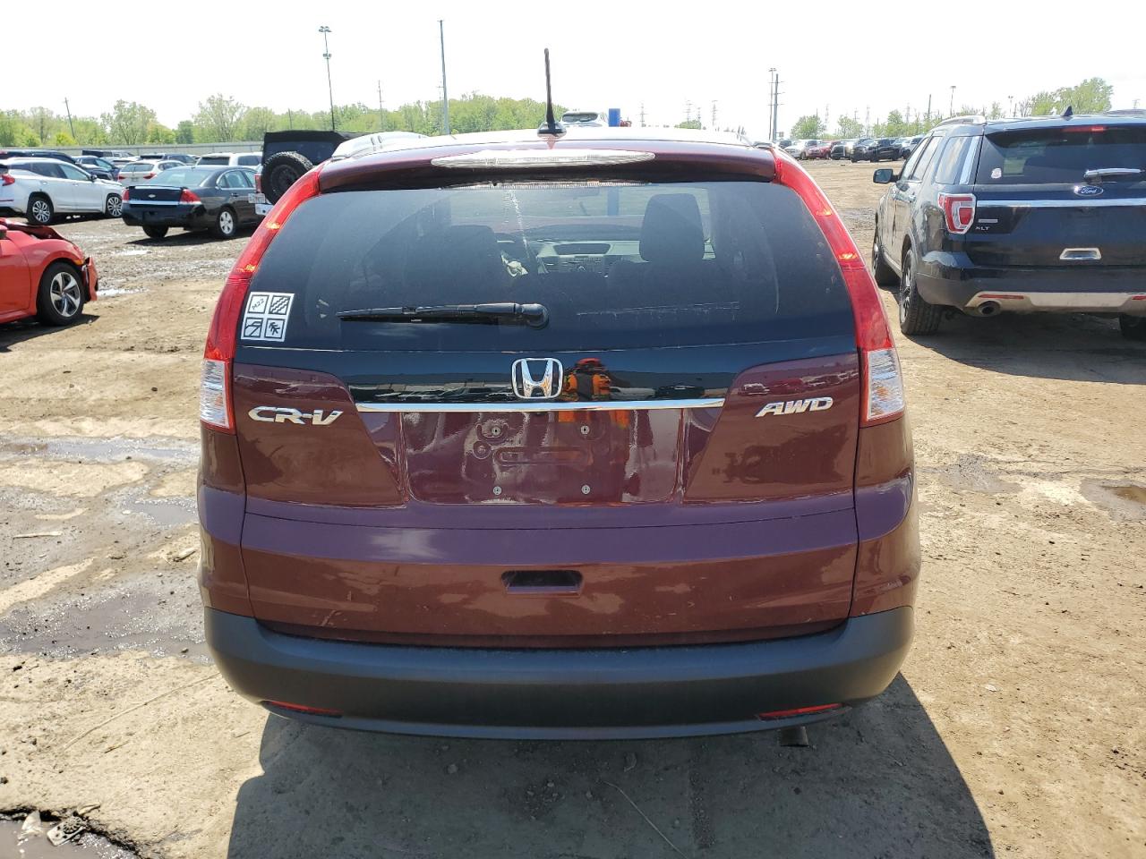 2013 Honda Cr-V Exl VIN: 5J6RM4H73DL025736 Lot: 57139855