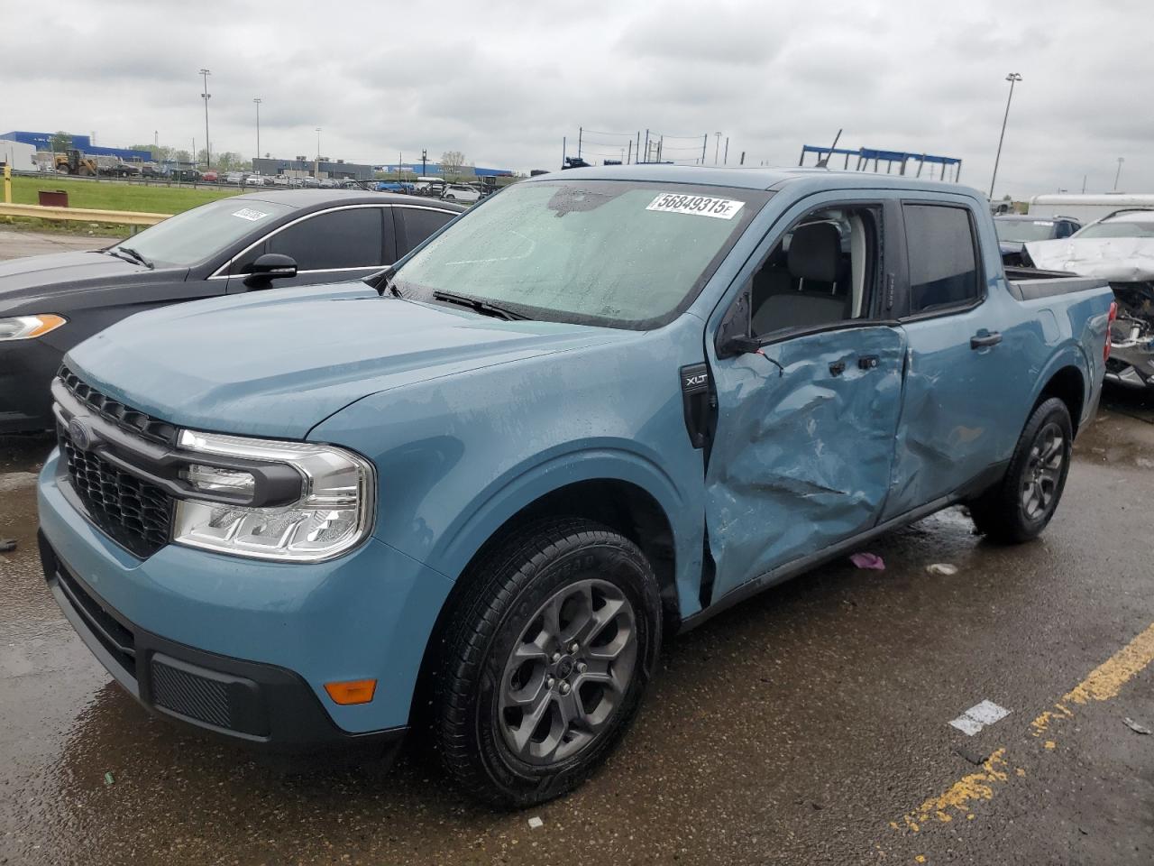 2022 Ford Maverick Xl на продаже в Woodhaven, MI - Side