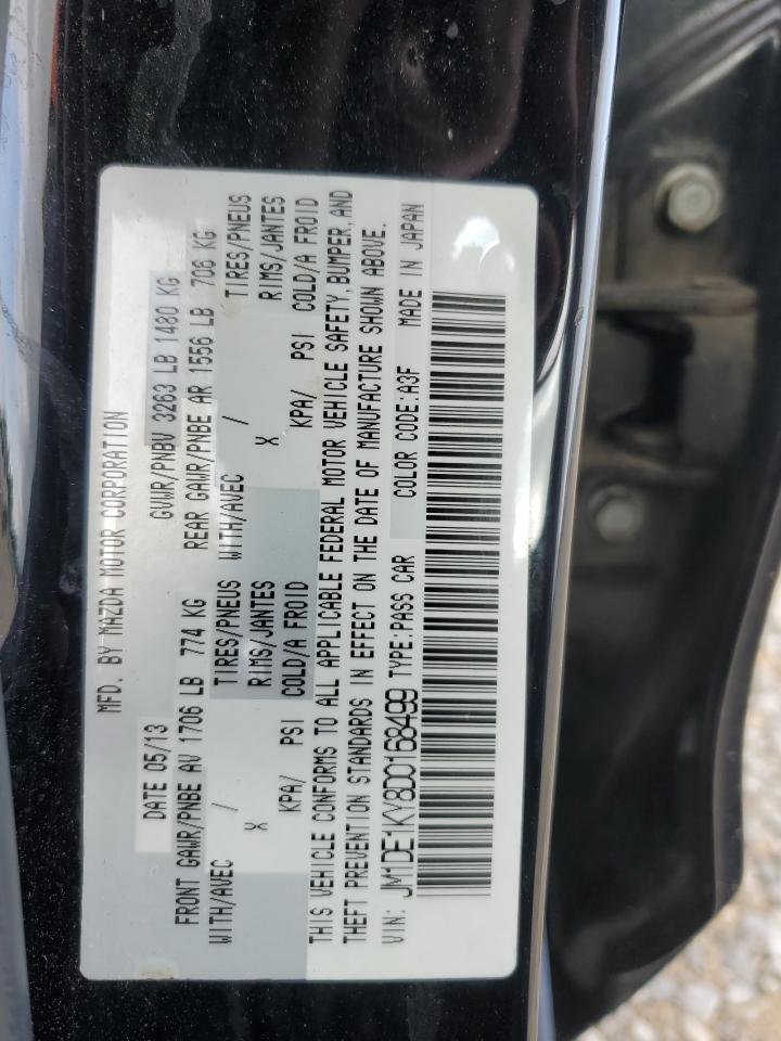 2013 Mazda Mazda2 VIN: JM1DE1KY8D0168499 Lot: 56800305