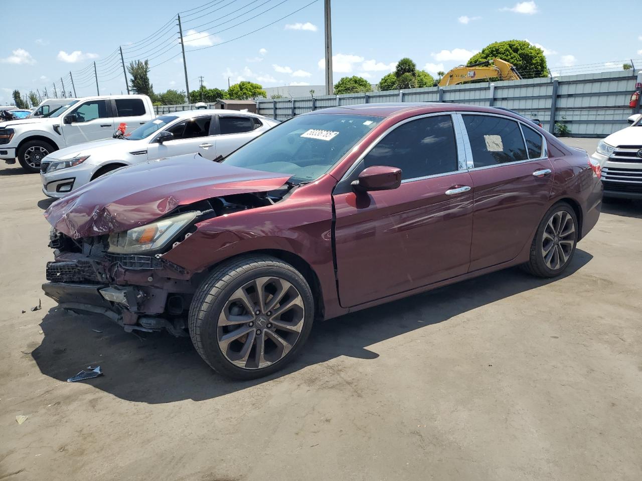 2015 Honda Accord Sport продається в Miami, FL - Front End