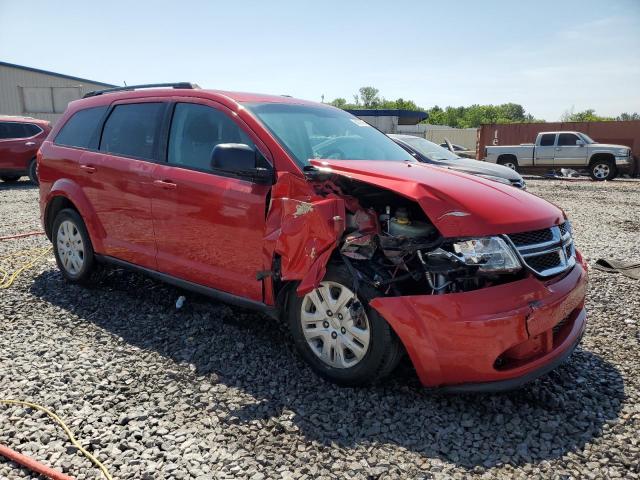  DODGE JOURNEY 2017 Красный