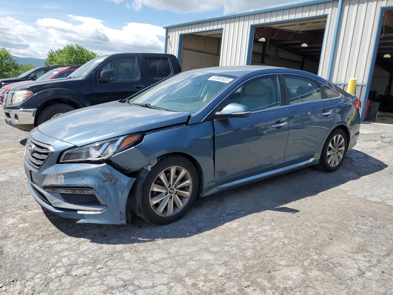 2017 Hyundai Sonata Sport zu verkaufen in Chambersburg, PA - Front End