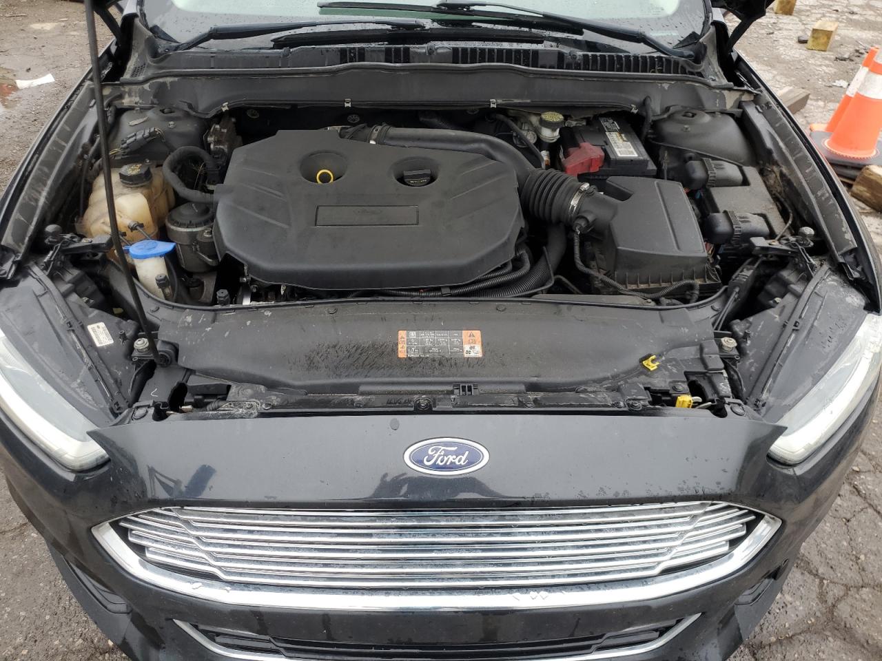 2014 Ford Fusion Titanium VIN: 3FA6P0D95ER341650 Lot: 57052785