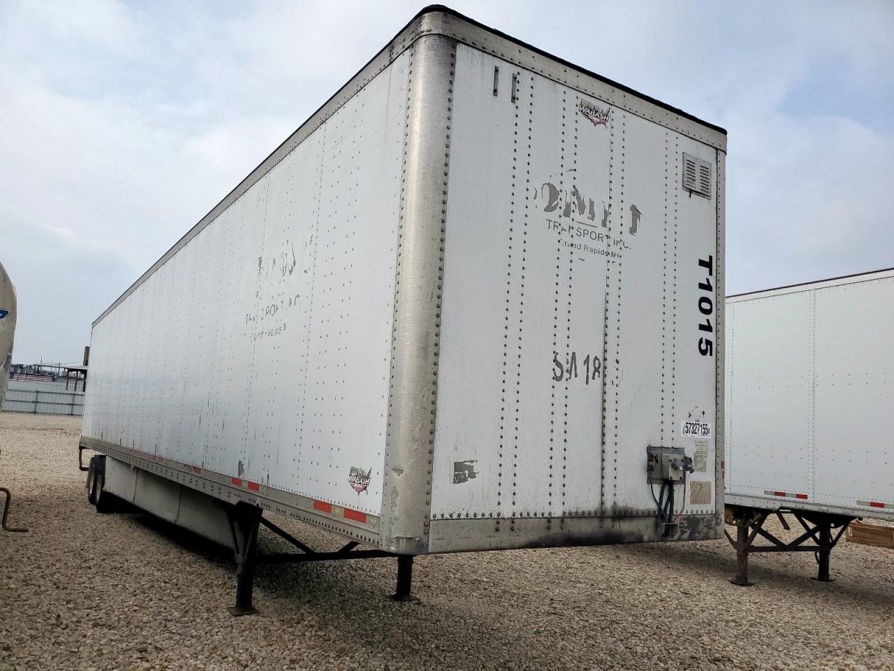 2012 Wabash Dvcvhsa Dry Van Trailer en Venta en Grand Prairie, TX - Side