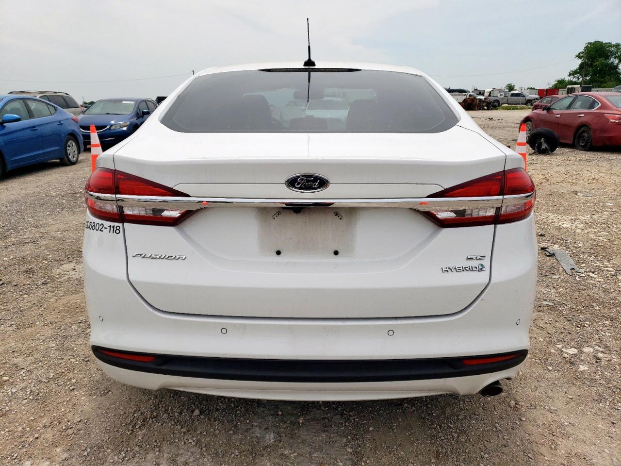 2018 Ford Fusion Se Hybrid VIN: 3FA6P0LU8JR261601 Lot: 54043965
